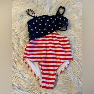 Patriotic Kids one piece Swimwear